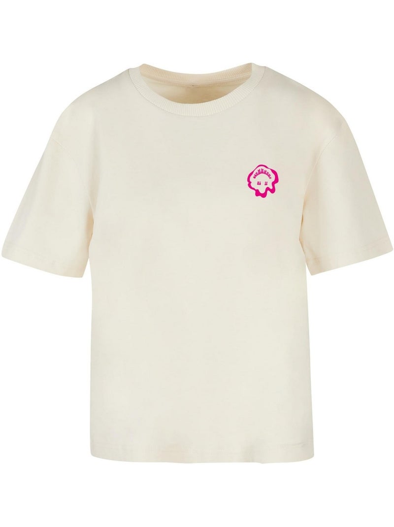 Miss Tee - T-shirt EVERYTHING IS NICE Blanc nacré - Kiabi