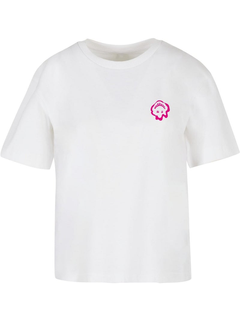 Miss Tee - T-shirt EVERYTHING IS NICE Blanc - Kiabi
