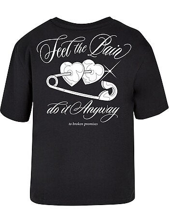 Miss Tee - T-shirt FEEL THE PAIN