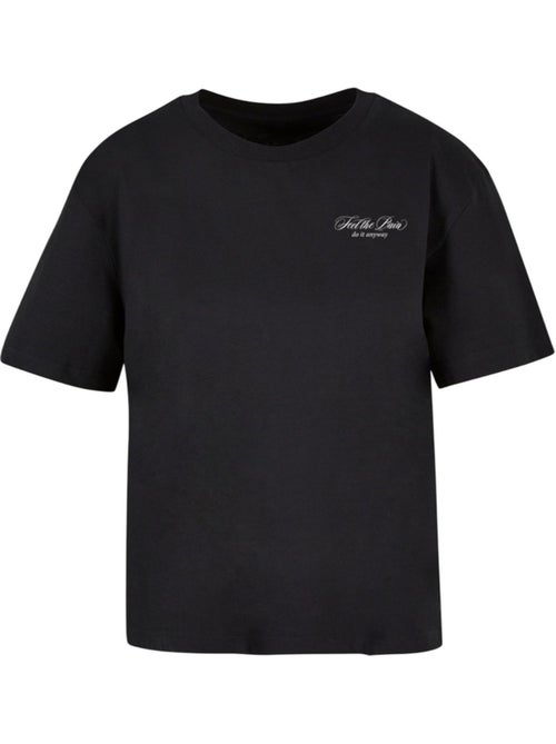Miss Tee - T-shirt FEEL THE PAIN - Kiabi Miss Tee - T-shirt FEEL THE PAIN - Kiabi