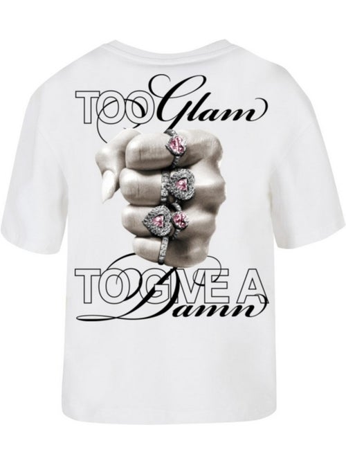 Miss Tee - T-shirt GIVE A DAMN - Kiabi Miss Tee - T-shirt GIVE A DAMN - Kiabi