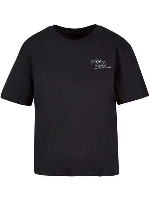 Miss Tee - T-shirt GIVE A DAMN - Kiabi Miss Tee - T-shirt GIVE A DAMN - Kiabi