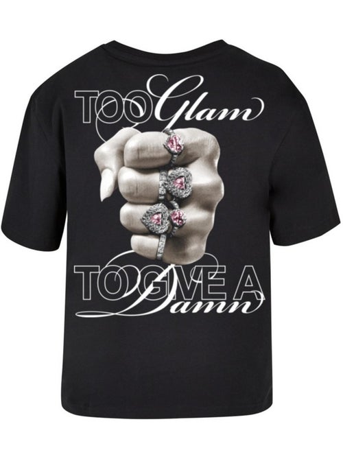 Miss Tee - T-shirt GIVE A DAMN - Kiabi Miss Tee - T-shirt GIVE A DAMN - Kiabi