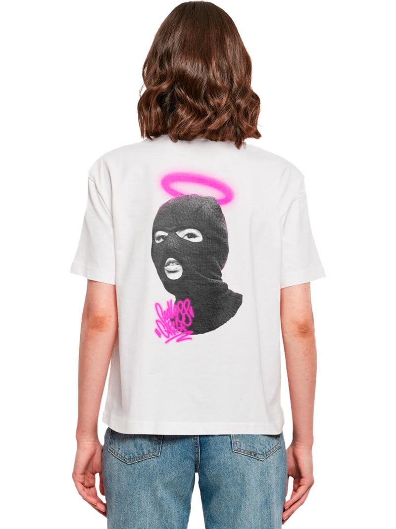 Miss Tee - T-shirt GODLESS GIRL 2.0 Blanc - Kiabi