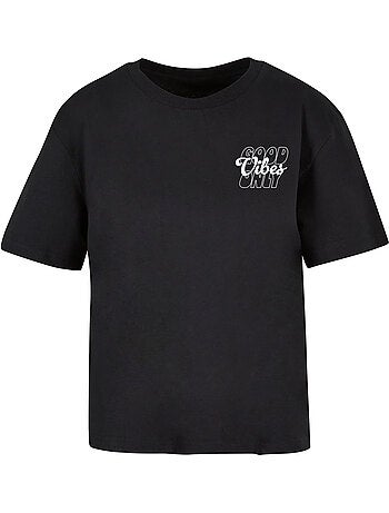 Miss Tee - T-shirt GOOD VIBES ONLY