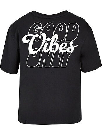 Miss Tee - T-shirt GOOD VIBES ONLY