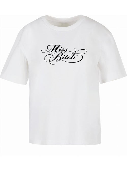 Miss Tee - T-shirt MISS BITCH - Kiabi Miss Tee - T-shirt MISS BITCH - Kiabi