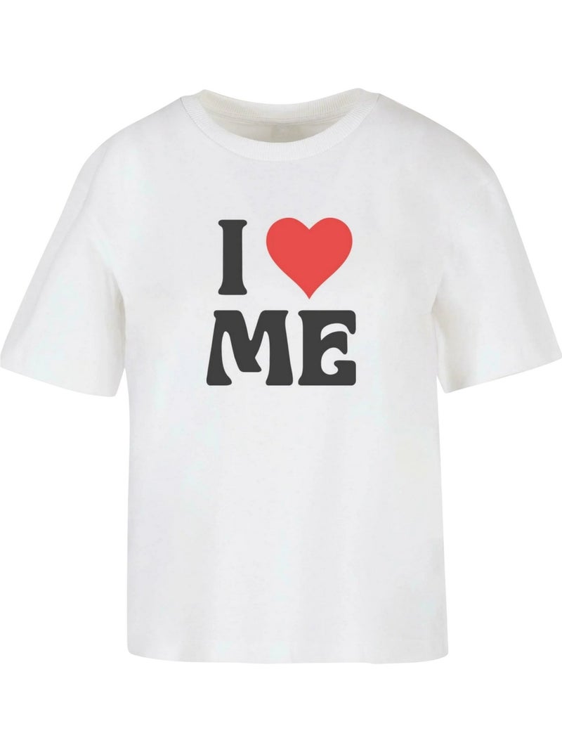 Miss Tee - T-shirt motif/style classique LOVE ME Blanc - Kiabi