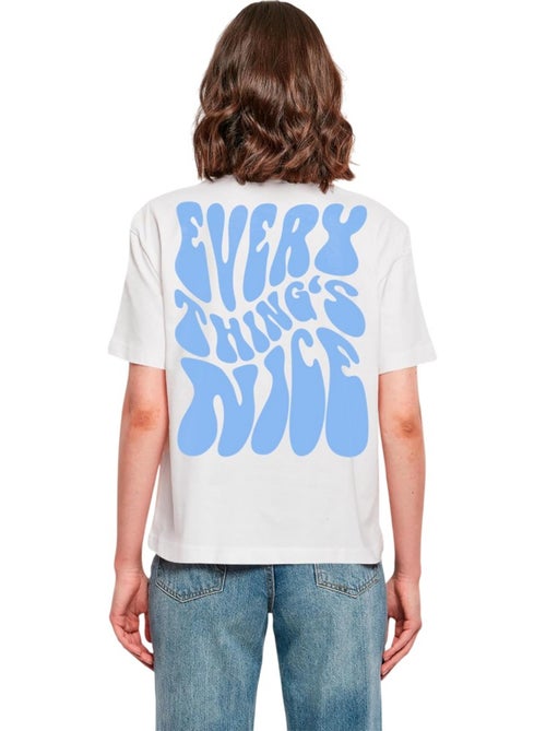 Miss Tee - T-shirt motif/style imprimé au dos EVERYTHING'S NICE VOL - Kiabi Miss Tee - T-shirt motif/style imprimé au dos EVERYTHING'S NICE VOL - Kiabi