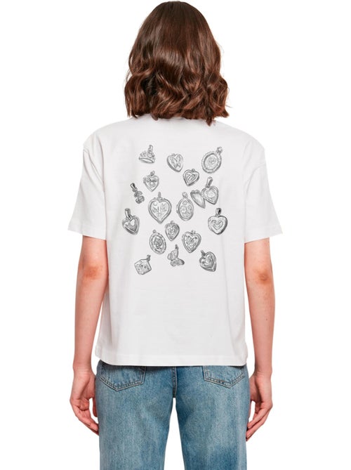 Miss Tee - T-shirt motif/style imprimé au dos LOCK IT - Kiabi Miss Tee - T-shirt motif/style imprimé au dos LOCK IT - Kiabi
