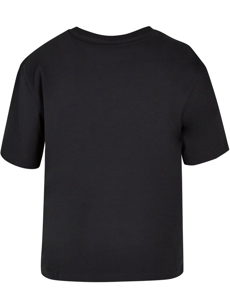 Miss Tee - T-shirt motif/style Lèvre tatouée Noir - Kiabi
