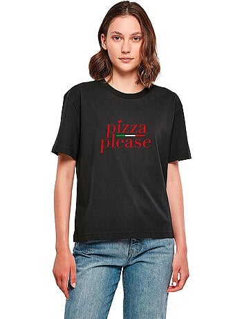 Miss Tee - T-shirt PIZZA PLEASE