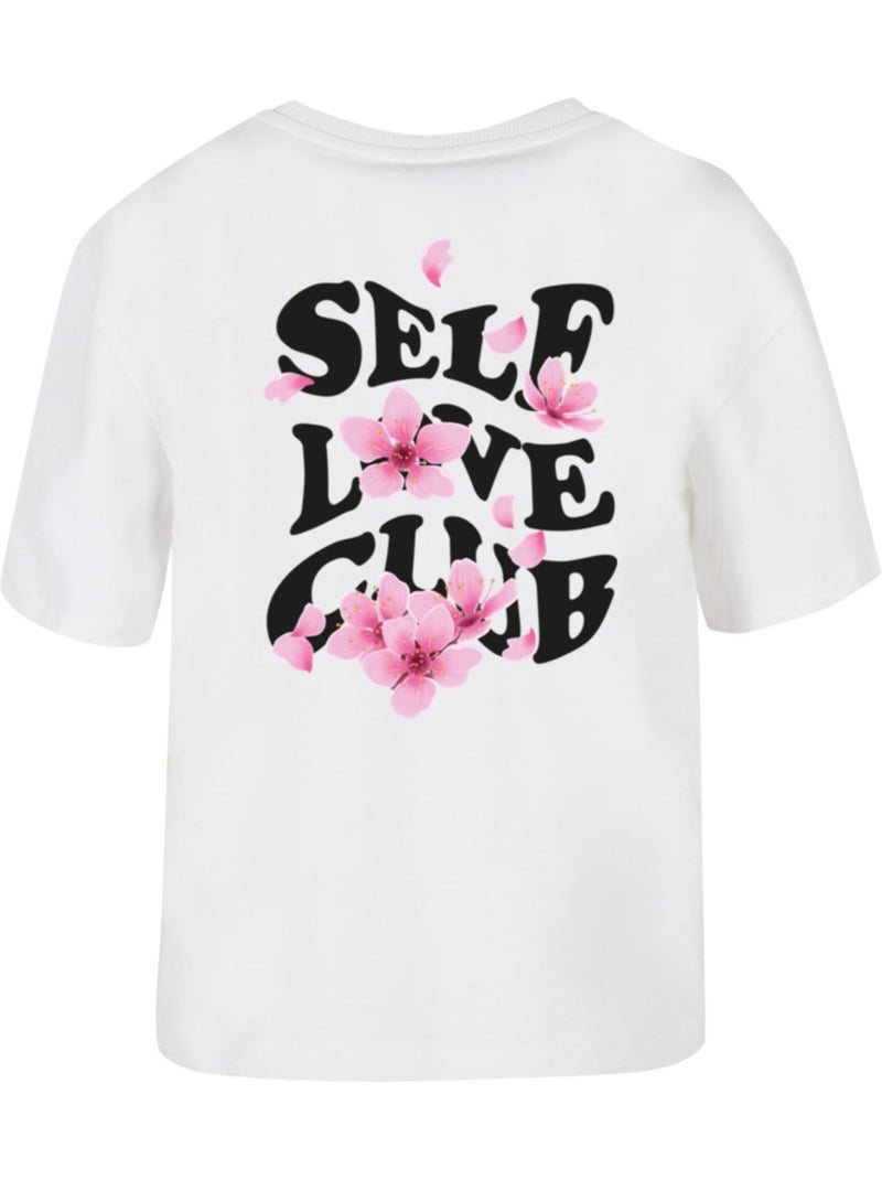 Miss Tee - T-shirt SELF LOVE CLUB Blanc - Kiabi