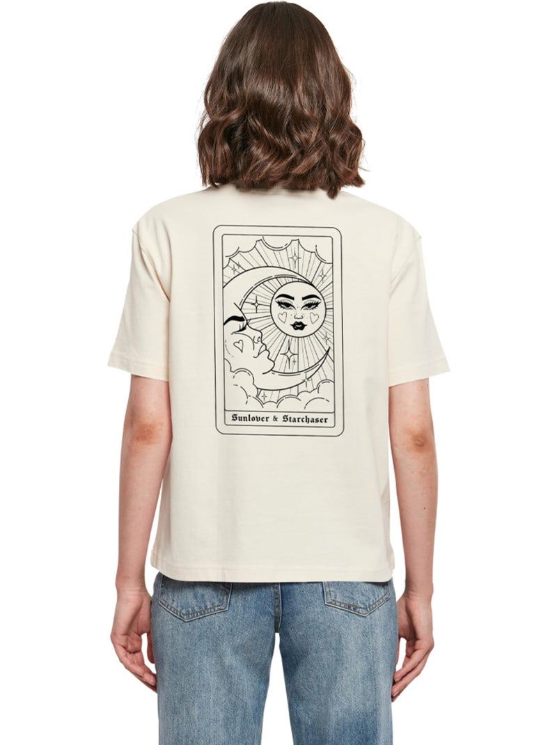 Miss Tee - T-shirt SUNLOVER STARCHASER Blanc nacré - Kiabi