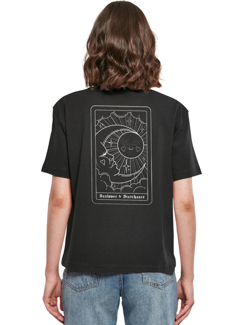 Miss Tee - T-shirt SUNLOVER STARCHASER Noir - Kiabi