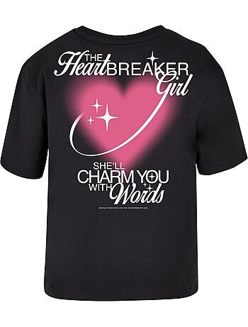 Miss Tee - T-shirt THE HEARTBREAKER GIRL