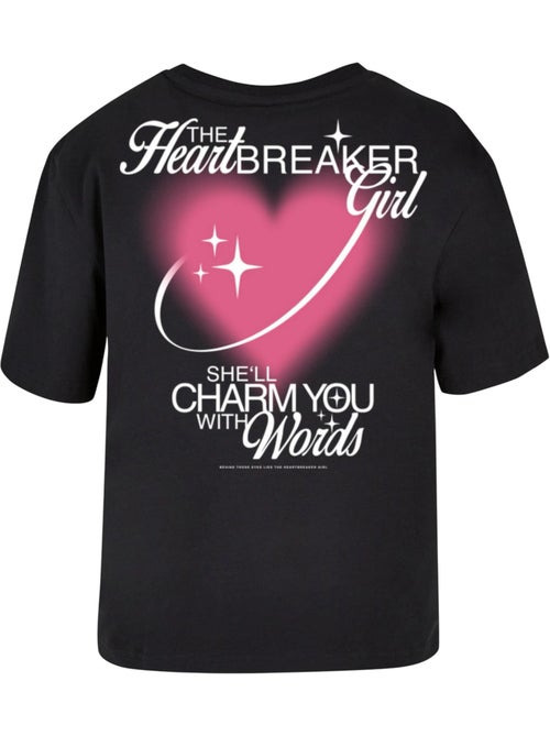 Miss Tee - T-shirt THE HEARTBREAKER GIRL - Kiabi Miss Tee - T-shirt THE HEARTBREAKER GIRL - Kiabi