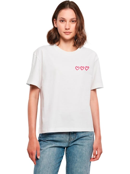 Miss Tee - T-shirt THREE IN A ROW - Kiabi Miss Tee - T-shirt THREE IN A ROW - Kiabi