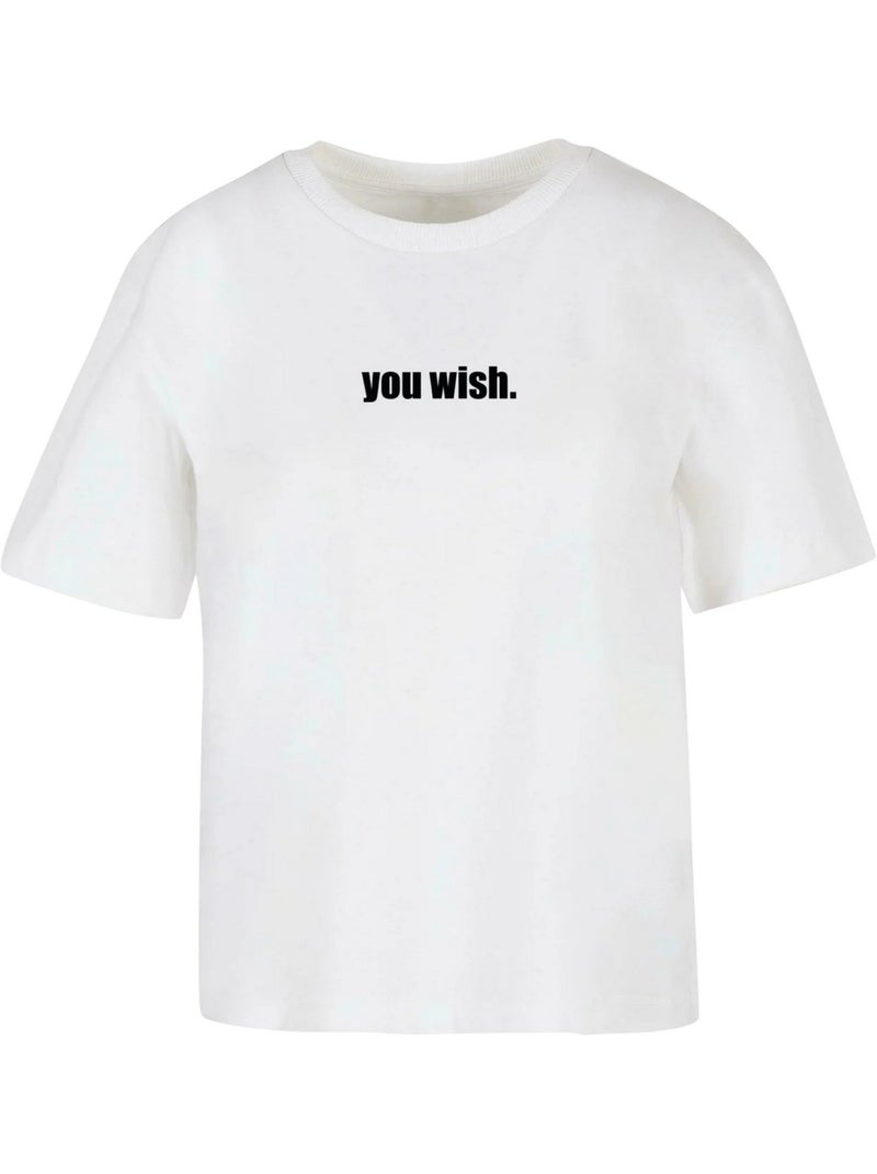 Miss Tee - T-shirt YOU Wish: Asha et la Bonne Étoile Blanc - Kiabi