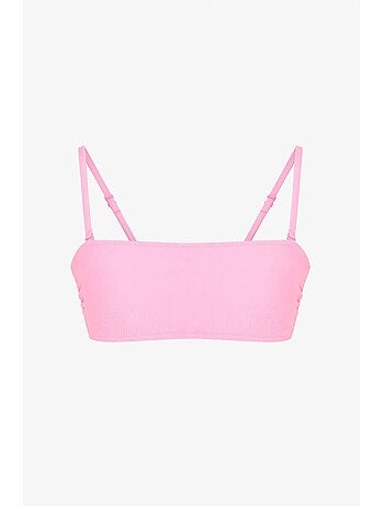 Missa haut de bikini bandeau texturé penti