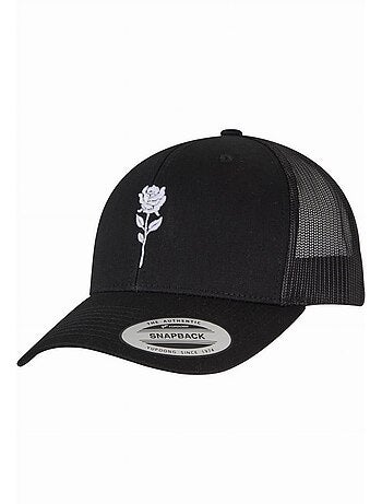 Mister Tee - Casquette trucker motif/style rose RETRO