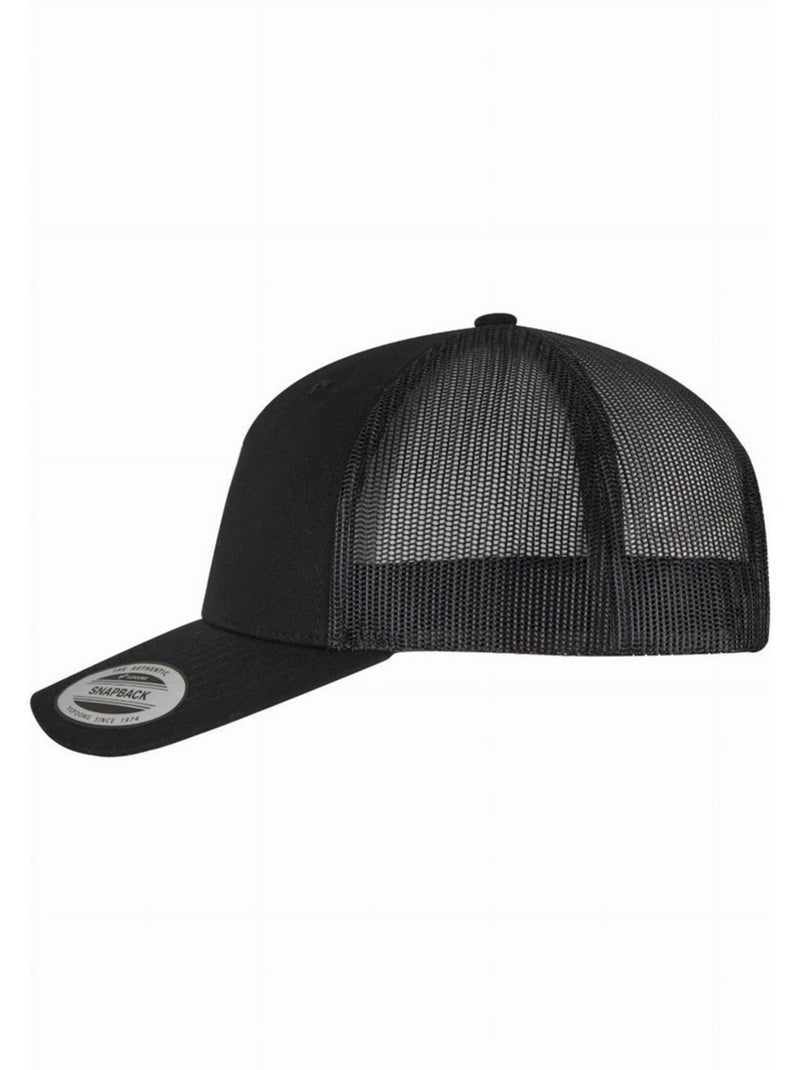 Mister Tee - Casquette trucker motif/style rose RETRO Noir - Kiabi