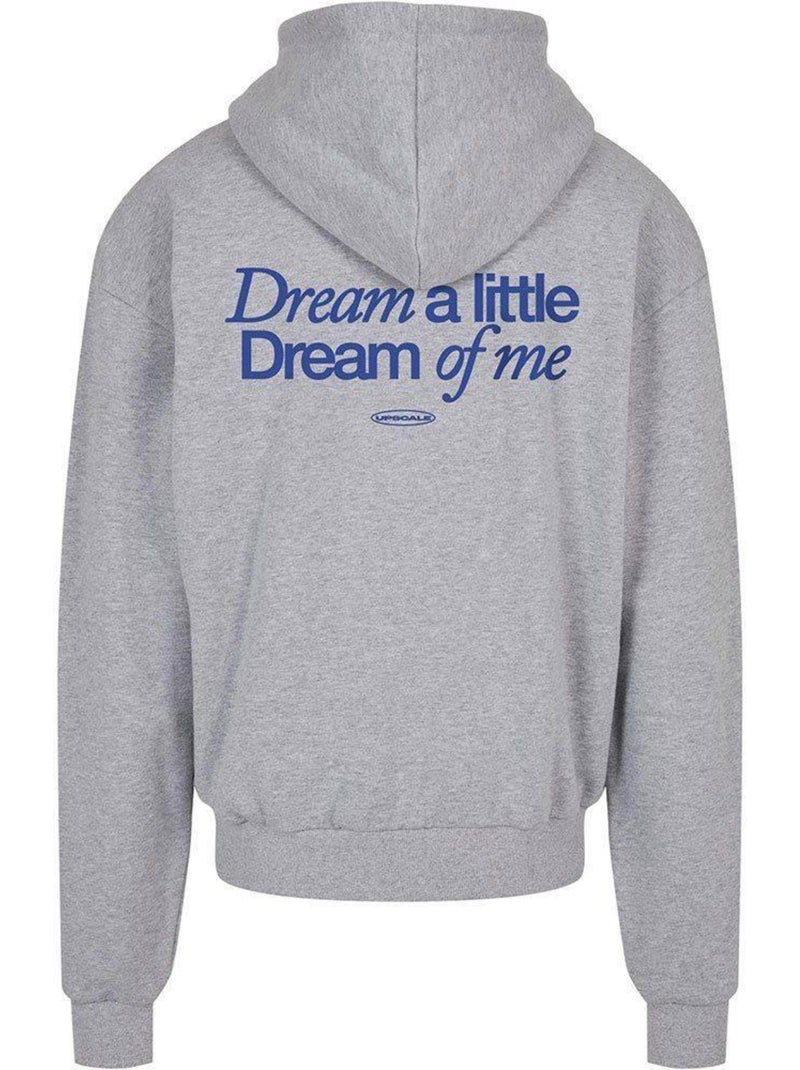 Mister Tee - Sweat à capuche A LITTLE DREAM OF ME Gris chiné - Kiabi