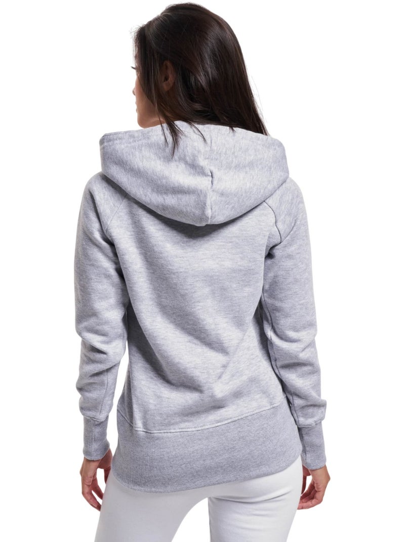 Mister Tee - Sweat à capuche F-WORD Gris - Kiabi