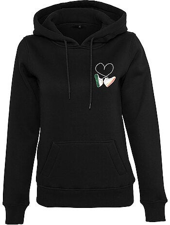 Mister Tee - Sweat à capuche motif/style brodé DAMEN KICKS LOVE