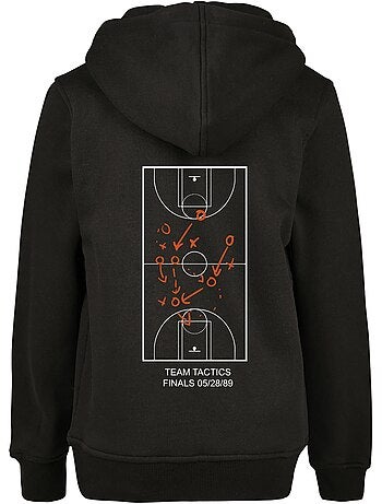 Mister Tee - Sweat à capuche motif/style imprimé au dos TEAM TACTICS