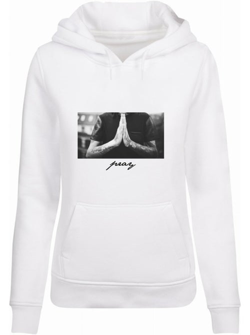 Mister Tee - Sweat à capuche motif/style Prière - Kiabi