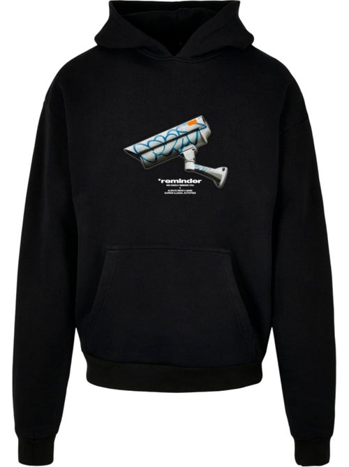 Mister Tee - Sweat à capuche motif/style Vidéosurveillance - Kiabi