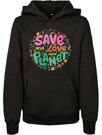 Mister Tee - Sweat à capuche SAVE AND LOVE