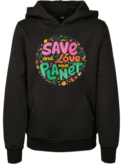 Mister Tee - Sweat à capuche SAVE AND LOVE - Kiabi Mister Tee - Sweat à capuche SAVE AND LOVE - Kiabi