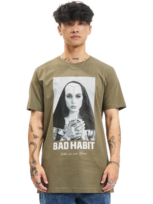Mister Tee - T-shirt BAD HABIT - Kiabi