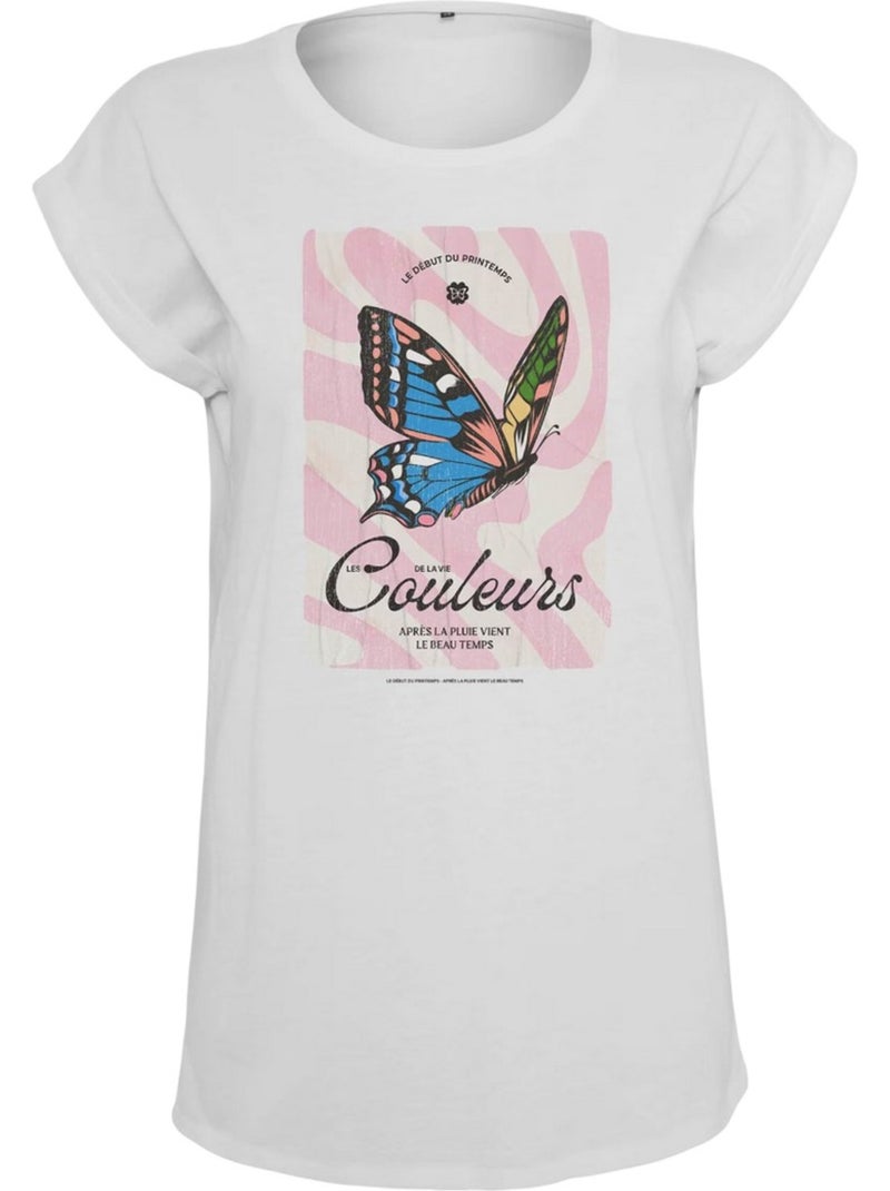 Mister Tee - T-shirt COULEURS Blanc - Kiabi