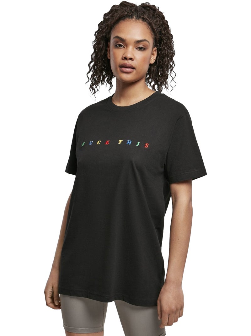 Mister Tee - T-shirt FUCK THIS Noir - Kiabi
