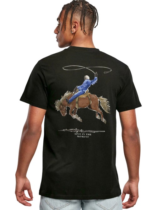 Mister Tee - T-shirt LIVE IN THE MOMENT - Kiabi