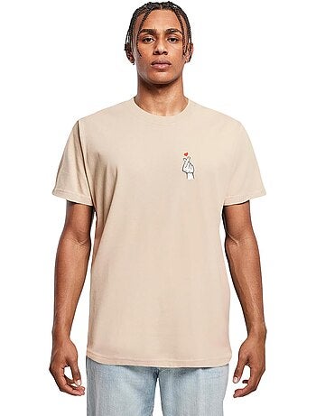 Mister Tee - T-shirt motif/style cœur de doigts 2.0
