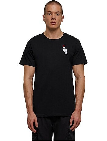 Mister Tee - T-shirt motif/style cœur de doigts 2.0