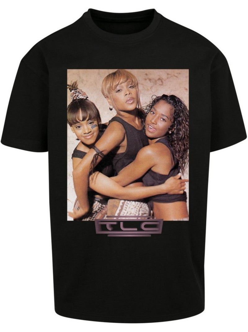 Mister Tee - T-shirt motif/style logo TLC GROUP Noir - Kiabi