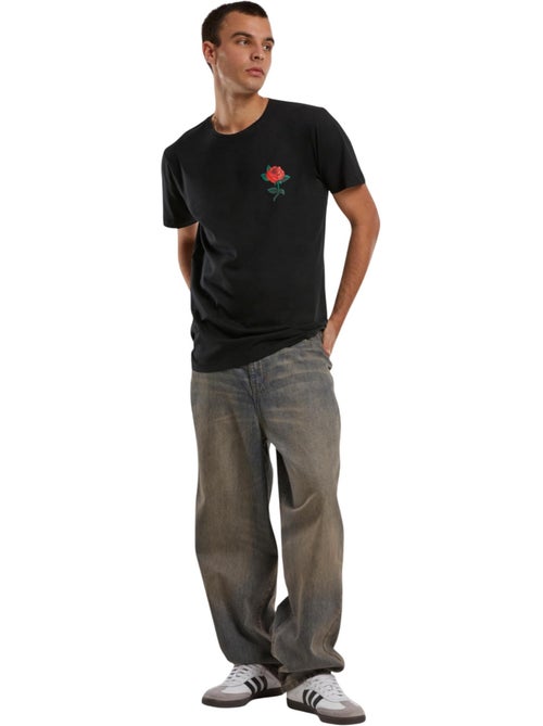 Mister Tee - T-shirt motif/style rose - Kiabi