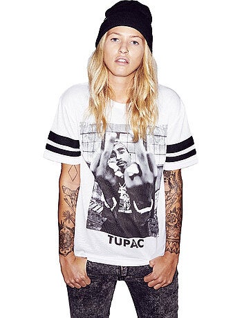 Mister Tee - T-shirt motif/style Tupac Shakur