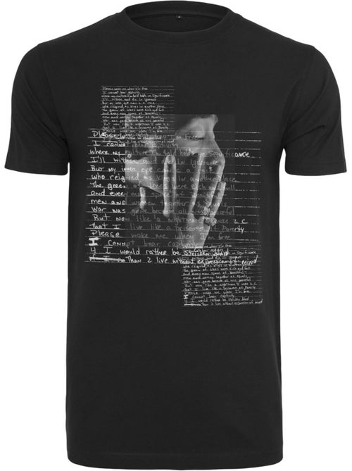 Mister Tee - T-shirt motif/style Tupac Shakur LYRICS - Kiabi