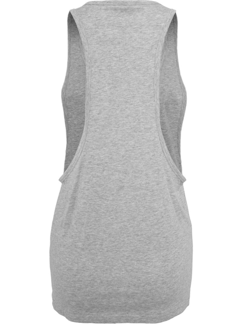 Mister Tee - T-shirt sans manches F-WORD Gris chiné - Kiabi