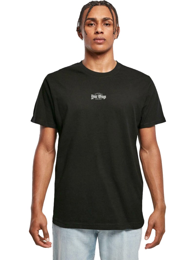 Mister Tee - T-shirt SPREAD YOUR WINGS AND FLY Noir - Kiabi