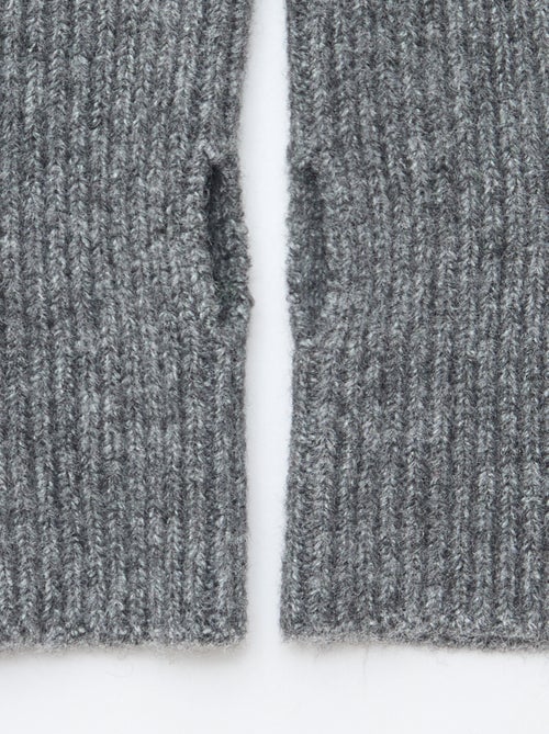 Mitaine manchette unie - Kiabi