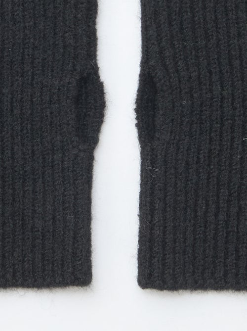 Mitaine manchette unie - Kiabi