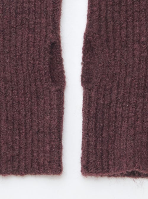 Mitaine manchette unie - Kiabi