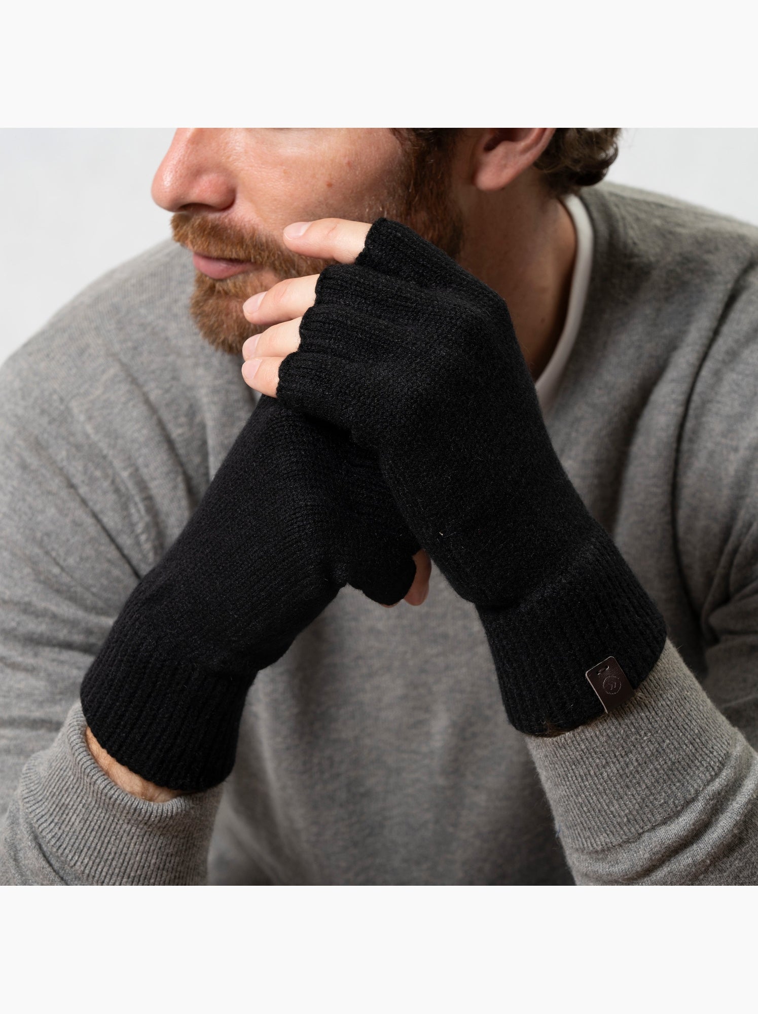 Gants Homme Isotoner Tactiles – Microfibre Doublée Fausse Fourrure, Technologie SmarTouch, Gris - 5